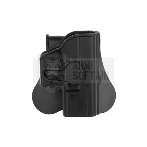 AMOMAX FONDINA SGANCIO RAPIDO PER Glock 26/27/33 NERA - AMOMAX