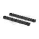 ARES SLITTE RAIL LUNGHE 5.5 Inch M-LOK MLOK Rail 2-Pack NERE - ARES