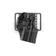 BLACKHAWK FONDINA PROFESSIONALE RIGIDA IN POLIMERO CQC SERPA Holster Glock 43 DESTRA NERA - BLACKHAWK