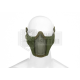 INVADER GEAR MEZZA MASCHERA IN METALLO A RETE MkII PROTEZIONE FACCIA - VERDE OD - INVADER GEAR