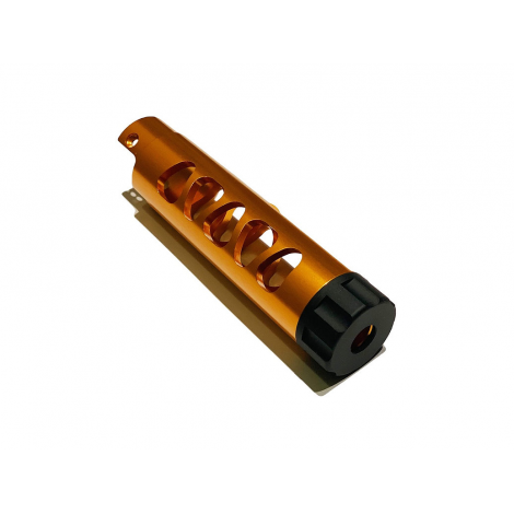 NARCOS AIRSOFT CANNA IN METALLO AAP01 CNC Aluminum 6061 Front Barrel Kits Type 3 GOLD ORO - NARCOS AIRSOFT