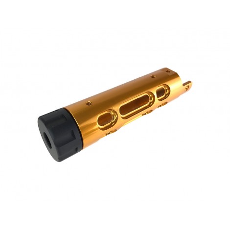 NARCOS AIRSOFT CANNA IN METALLO AAP01 CNC Aluminum 6061 Front Barrel Kits Type 2 ORO GOLD - NARCOS AIRSOFT