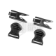 FMA CLIP OCCHIALI PER ELMETTO FAST Goggle Swivel Clips 19mm NERE - FMA