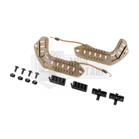 FMA ACCESSORI ELMETTO FAST SET RAIL LATERALI TAN DE - FMA