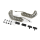 FMA ACCESSORI ELMETTO FAST SET RAIL LATERALI VERDI FG GREEN - FMA