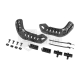 FMA ACCESSORI ELMETTO MICH2000 SET RAIL LATERALI NERE BLACK - FMA