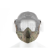 FMA MEZZA MASCHERA FACCIALE PER ELMETTO FAST CON ATTACCHI MODELLO TAC-A MULTICAM MC - FMA