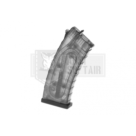 G&G CARICATORE MONOFILARE MID-CAP DA 115 bb IN POLIMERO AK RK74 T/E/CQB NERO - G&G