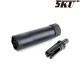 5KU SILENZIATORE PER MITRAGLIETTA SMG MP7 SOCOM46-MINI CORTO CON SPEGNIFIAMMA ( per MARUI) - NERO - 5KU