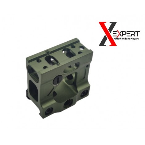 EXPERT Milsim estensione UT-style rialzo Tactical mount per red dot T1/T2 - VERDE OD GREEN - EXPERT Airsoft Milsim