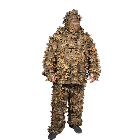 STALKER COMPLETE SET GHILLIE SUIT + BALACLAVA OAK BROWN Tg XL/XXL - STALKER AIRSOFT