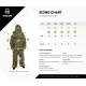 STALKER COMPLETE SET GHILLIE SUIT + BALACLAVA OAK BROWN Tg XL/XXL - STALKER AIRSOFT