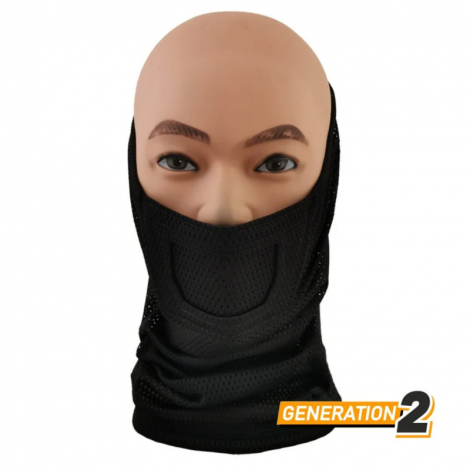 CYGNUS ARMORY BALACLAVA RETE PROTETTIVA BOCCA FACE WARRIOR - NERA BLACK - CYGNUS ARMONY