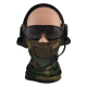 CYGNUS ARMORY BALACLAVA RETE PROTETTIVA BOCCA FACE WARRIOR - US WOODLAND - CYGNUS ARMONY