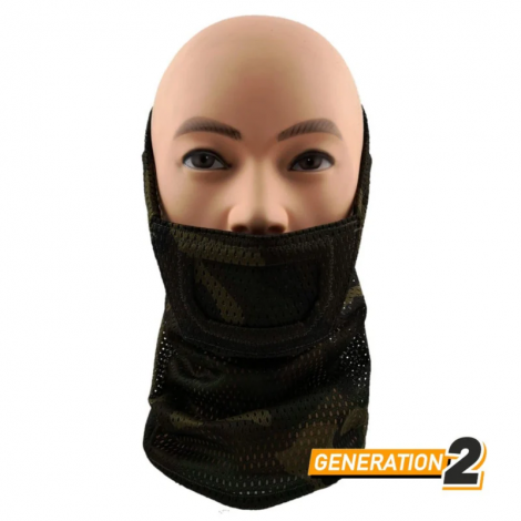 CYGNUS ARMORY BALACLAVA RETE PROTETTIVA BOCCA FACE WARRIOR - DARK WOODLAND - CYGNUS ARMONY