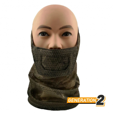 CYGNUS ARMORY BALACLAVA RETE PROTETTIVA BOCCA FACE WARRIOR - ATACS ARID - CYGNUS ARMONY