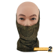 CYGNUS ARMORY BALACLAVA RETE PROTETTIVA BOCCA FACE WARRIOR - DIGITAL FLORA EMR - CYGNUS ARMONY