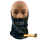 CYGNUS ARMORY BALACLAVA RETE PROTETTIVA BOCCA FACE WARRIOR - NAVY DIGITAL - CYGNUS ARMONY