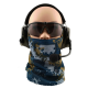 CYGNUS ARMORY BALACLAVA RETE PROTETTIVA BOCCA FACE WARRIOR - NAVY DIGITAL - CYGNUS ARMONY