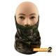 CYGNUS ARMORY BALACLAVA RETE PROTETTIVA BOCCA FACE WARRIOR - MOSSY LEAF - CYGNUS ARMONY