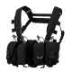 DIRECT ACTION TATTICO VEST SF LEGGERO HURRICANE HYBRID CHEST RIG NERO BLACK - DIRECT ACTION