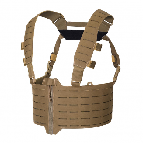 DIRECT ACTION DA TATTICO LEGGERO BASE WARWICK ZIP FRONT CHEST RIG COYOTE BROWN CB - DIRECT ACTION