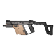 KRYTAC FUCILE A GAS SMG GBB KRISS VECTOR super V System DUAL TONE NERO BLACK / TAN - KRYTAC