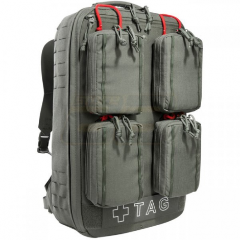 TT TASMANIAN TIGER ZAINO MEDICO MASSIVO BACKPACK Medic Mascal Pack IRR Stone Grey Olive - TASMANIAN TIGER