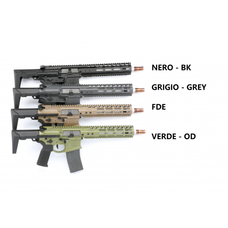 DOUBLE EAGLE M4 A GAS NOVESKE GHETTO BLASTER 9" MWS GAS BLOWBACK RIFLE - EMG