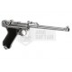 WE P08 GBB GAS BLOWBACK METAL 8" ARGENTO SILVER - WE