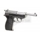 WE P38 GBB GAS BLOWBACK METAL ARGENTO SILVER - WE