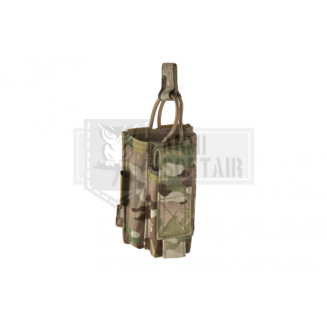 WARRIOR ASSAULT SYSTEM ELITE OPS TASCA CARICATORE Single Open Mag Pouch 5.56mm with 9mm MULTICAM MC - WARRIOR assault system