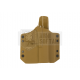 WARRIOR ASSAULT SYSTEM ELITE OPS FONDINA ARES Kydex Holster for Glock 17/19 COYOTE TAN CB - WARRIOR assault system