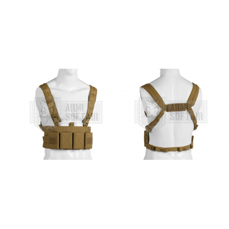 WARRIOR ASSAULT SYSTEM ELITE OPS TATTICO LOW PROFILE CHEST RIG H HARNESS COYOTE CB - WARRIOR assault system