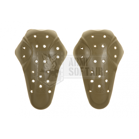 D3O GINOCCHIERE INTERNE INSERTO P5 Knee Pad IN GOMMA COYOTE TAN - d3o