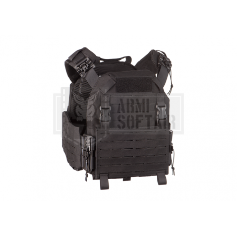 INVADER GEAR TATTICO REAPER PLATE CARRIER QRB LASER CUT FAST OPENING SYSTEM NERO BLACK - INVADER GEAR