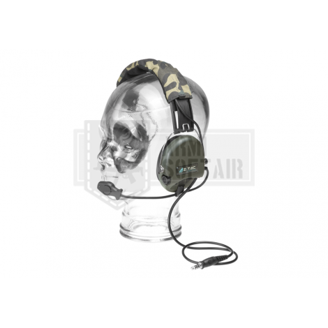 Z-TAC cuffie set comunicazione SRD Headset Military Standard Plug WOODLAND CAMO - Z-TACTICAL