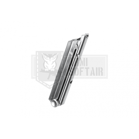 WE CARICATORE P08 LUGER SILVER ARGENTO GBB PISTOLA GAS 15 bb - WE