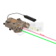 WADSN ANPEQ PEQ LA-5C UHP Illuminator / Laser Module Green + IR TAN DE FDE - WADSN