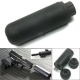 5KU silenziatore micro POSEIDON per fucile elettrico e pistola MINI SILENCER DUMMY NERO BLACK - 5KU