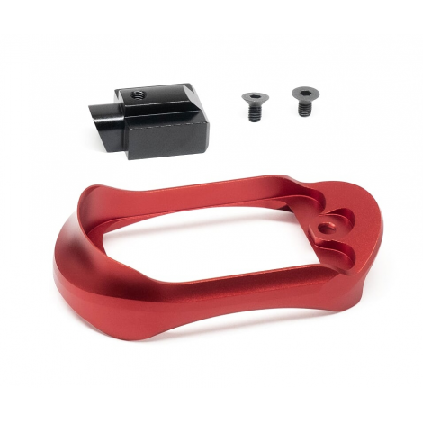 ACTION ARMY AAP01 MAGWELL IN ALLUMINIO CNC ROSSO RED - ACTION ARMY