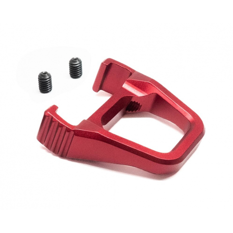 ACTION ARMY AAP01 LEVA CARICAMENTO IN ALLUMINIO CNC CHARGING HANDLE RING ROSSO RED - ACTION ARMY