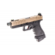 VORSK PISTOLA GBB G17 EU17 OPEN FLUTED BARREL NERA BLACK / TAN - Vorsk