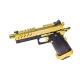 VORSK PISTOLA GBB HI-CAPA 4.3 CUSTOM FLUTED BARREL NERA BLACK / GOLD ORO - Vorsk