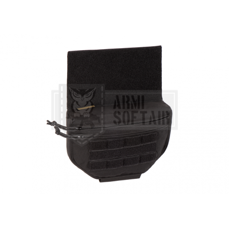 WARRIOR TASCA FRONTALE MOLLE Drop Down Velcro Utility Pouch NERA BLACK - WARRIOR assault system