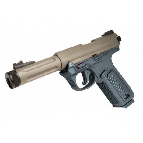 ACTION ARMY PISTOLA A GAS AAP01 Assassin GBBP DUAL TONE NERA / FDE - ACTION ARMY